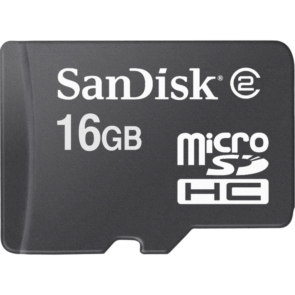 SanDisk Micro SD, 16 GB memory card