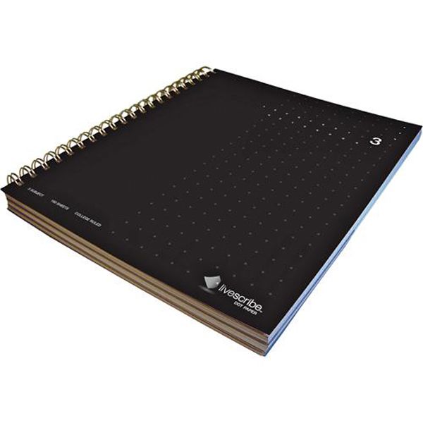 Livescribe 3 subject lined notebook 3