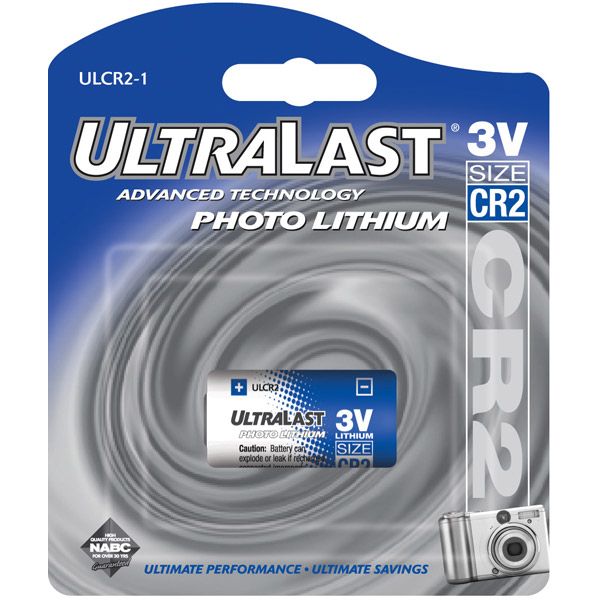 Ultralast - 3V CR2 Photo Lithium Batteries - 3V Single