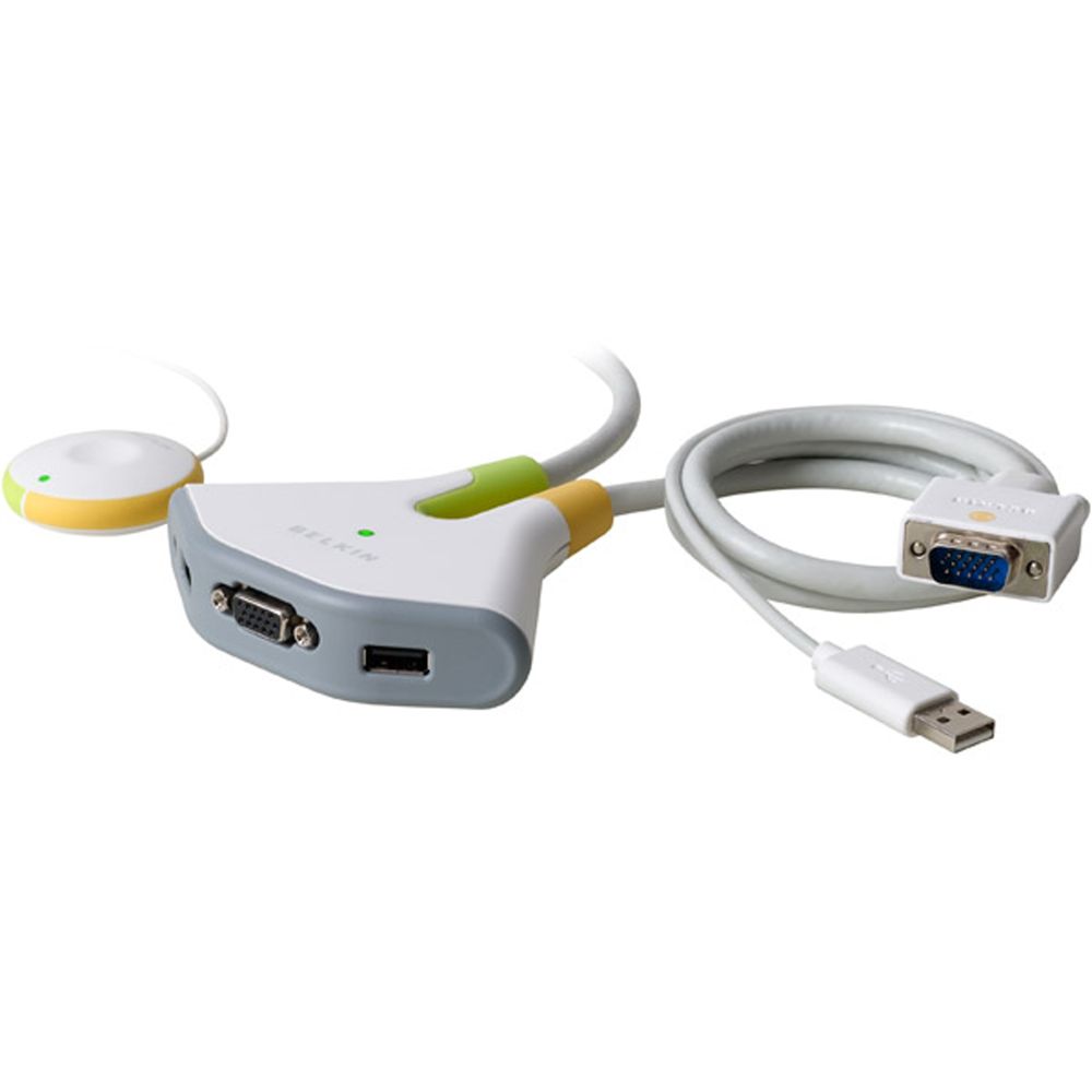 Belkin Flip KVM Switch With Remote - USB