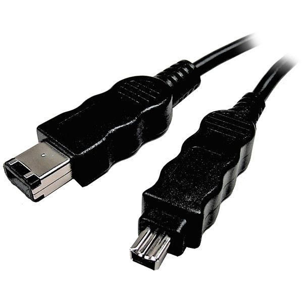 Cables Unlimited 6Pin to 4Pin 1394 IEEE Firewire Cable