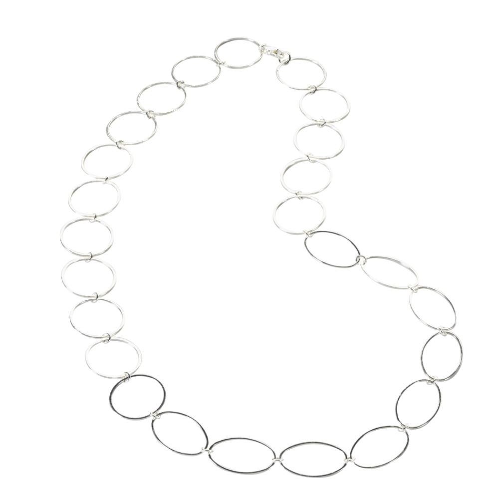 Vittorio Chains Necklace, 24" Oval Link Chain