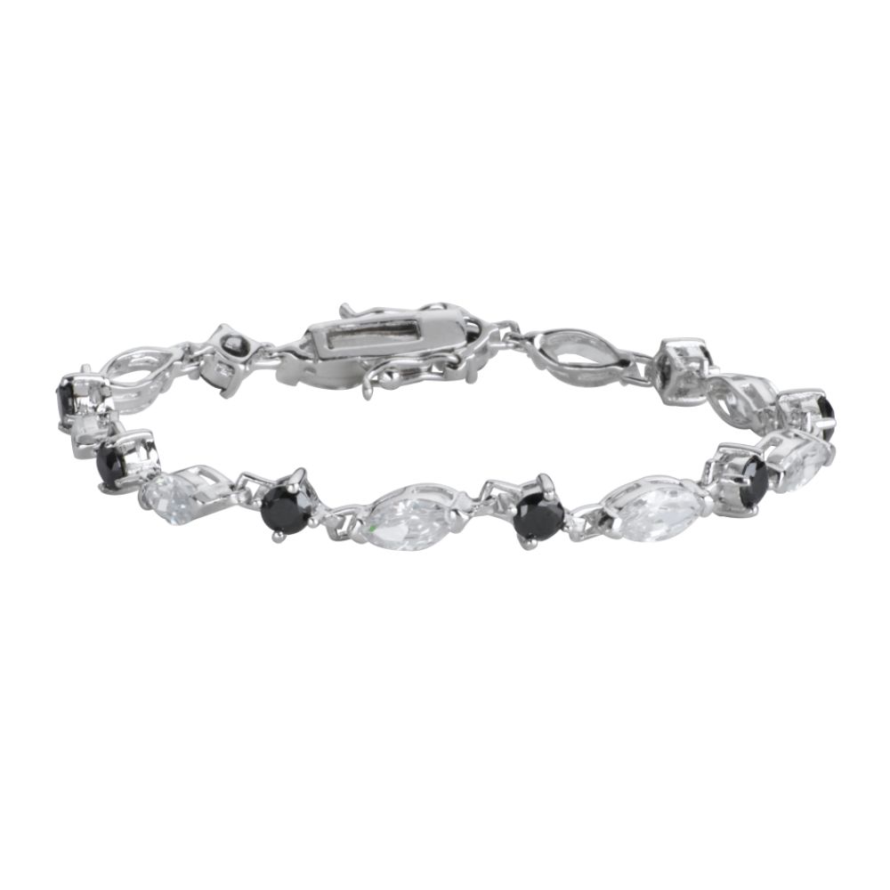 Cubic Zirconia Two Shaped Crystal Bracelet at Sears.com
