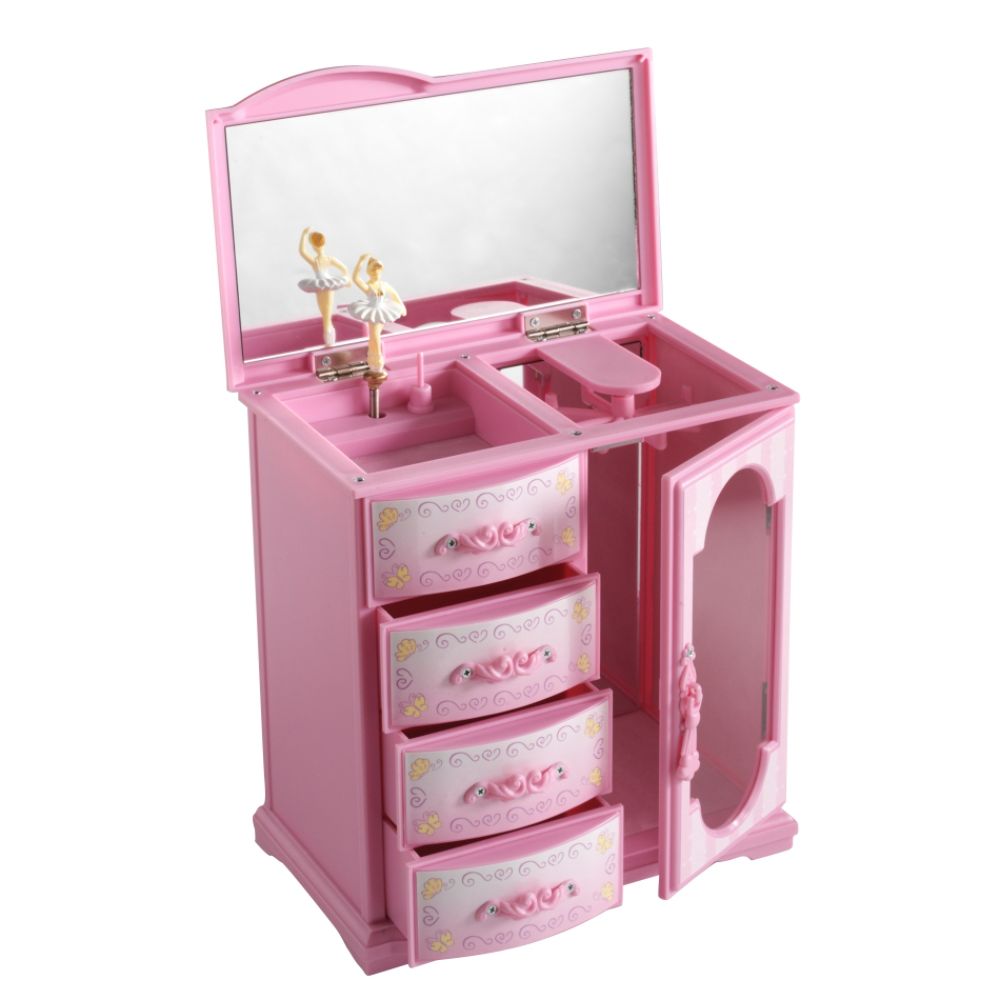 Kids Jewelry Boxes on Jewelry Box    Mele Children S Upright Pink Jewelry Box   Mysears