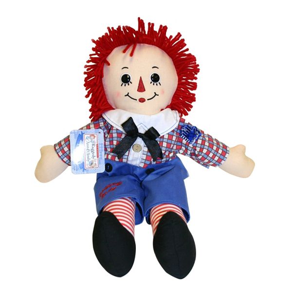 16in Raggedy Andy With Board Book 71659-andy