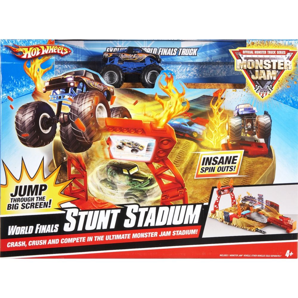 Mattel Hot Wheels Monster Jam World Finals Stunt Stadium