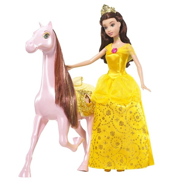 Disney Princess Sparkling Princess Belle and Royal Horse Best Price