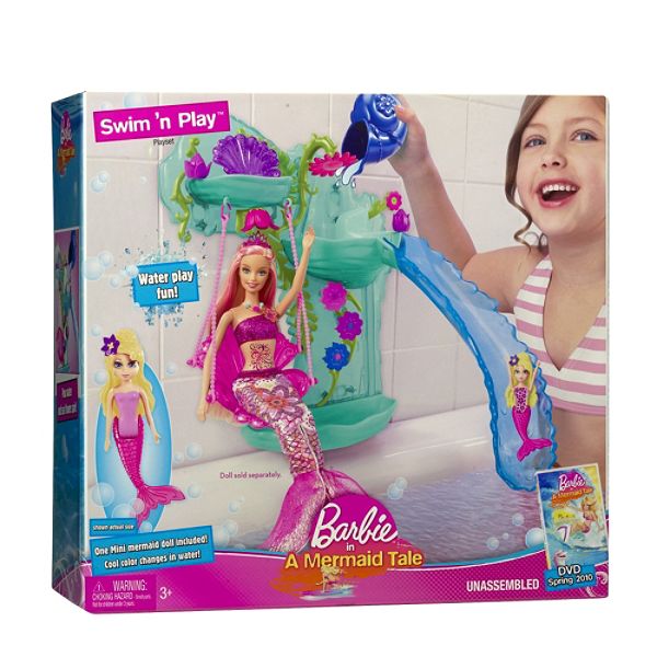 Barbie In a Mermaid Tale Swim N Play Playset