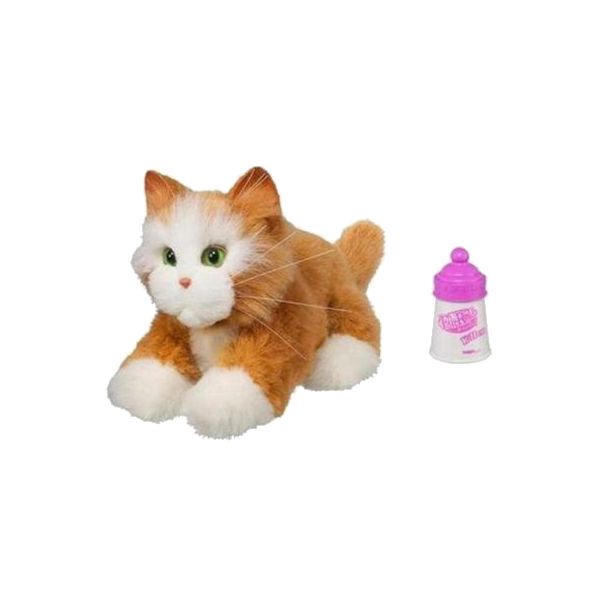 Fur Real Snuggimal Kitten Tan and White