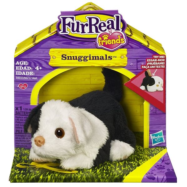 Fur Real Snuggimal Puppy Black And White Best Price
