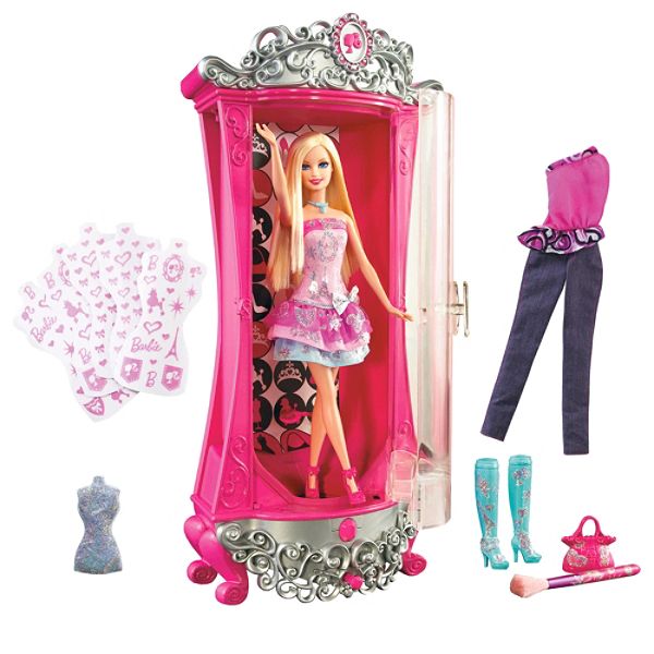 Barbie A Fashion Fairytale Glitterizer Wardrobe 