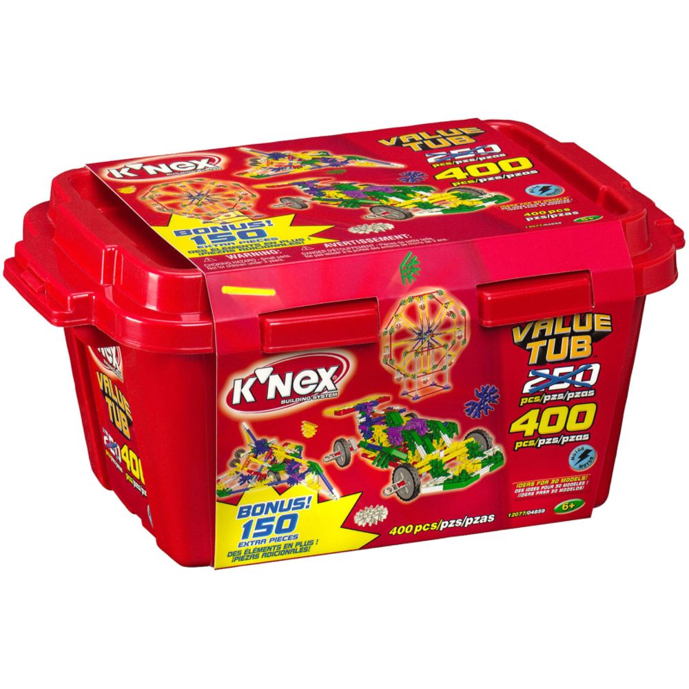 K'Nex 400pc Value Tub