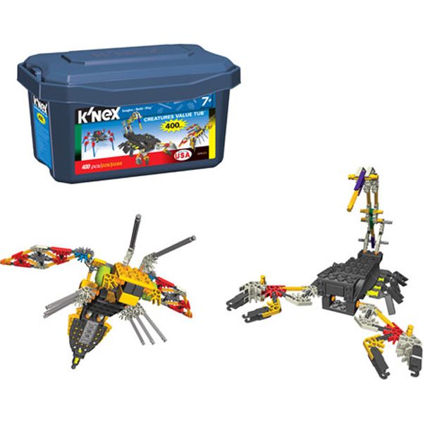 K'Nex 400 Piece Creepy Crawlers Tub