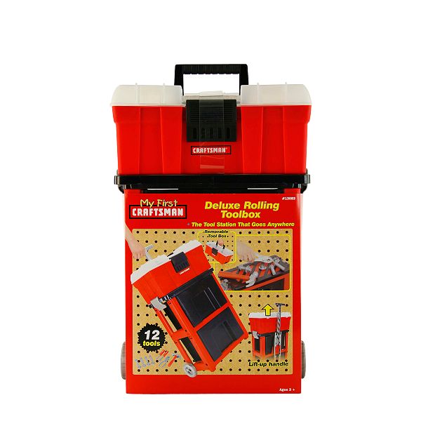 My First Craftsman Deluxe Rolling Tool Box