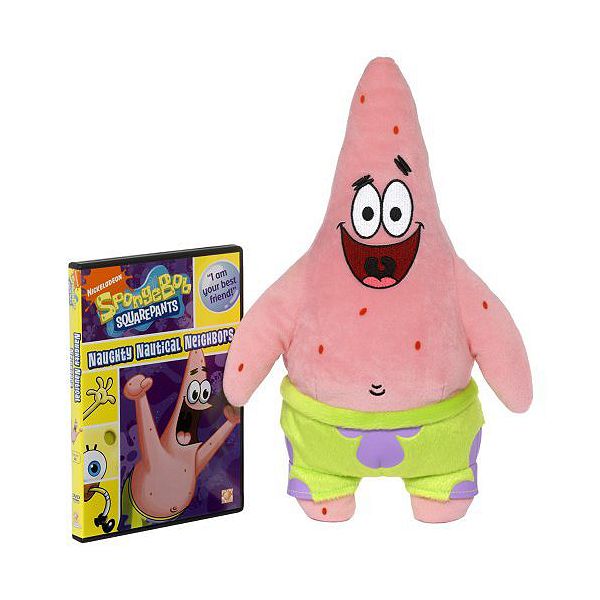 Nickelodeon Spongebob Character Plush With Dvd