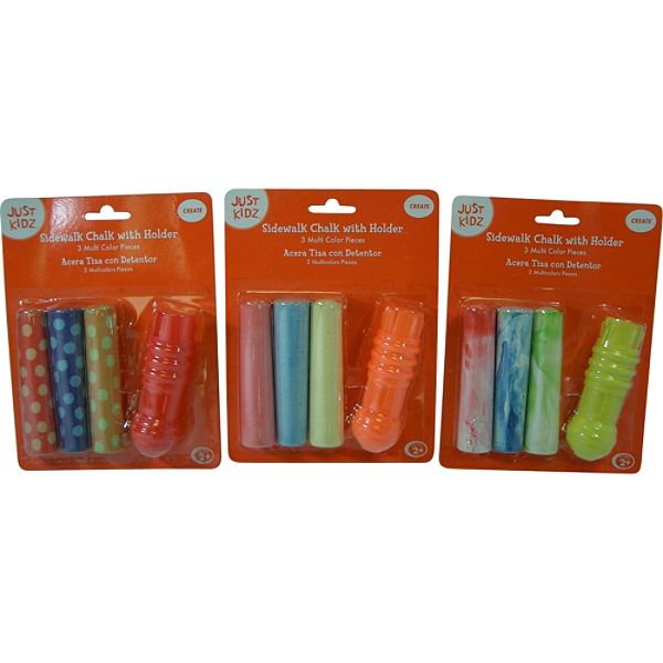 3 Pc. Jumbo Chalk With Holder J62M03C-H