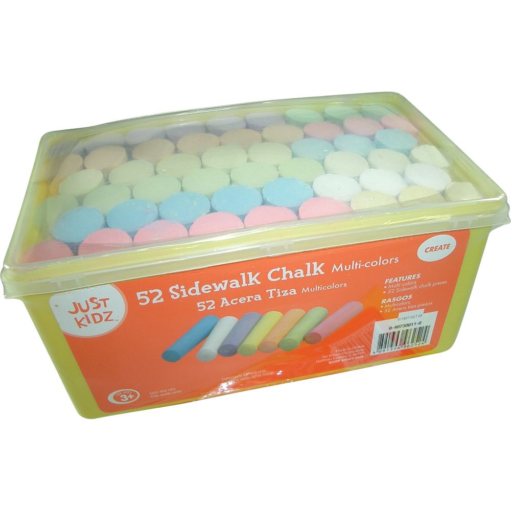 52 pc. Colored Jumbo Chalk at Kmart.com
