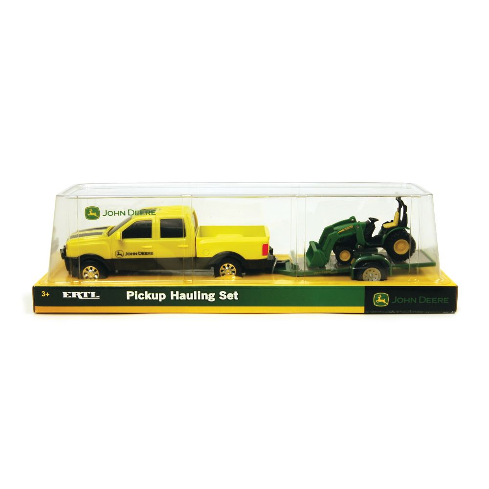 John Deere 8in. Pickup Hauling Set Children's Toys