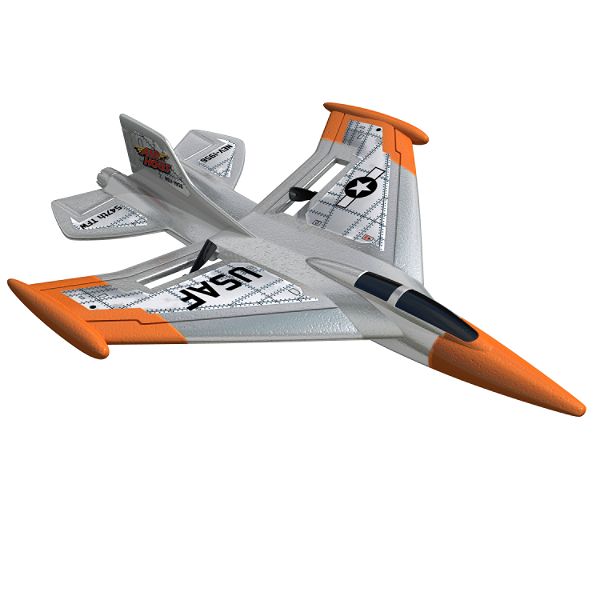 Air Hogs Grey Retro Military Jet Set