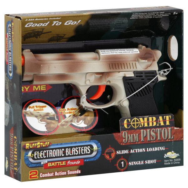 Buzz Bee Toys Ruff Stuff Pistol, Combat 9 mm, 1 toy at Kmart.com