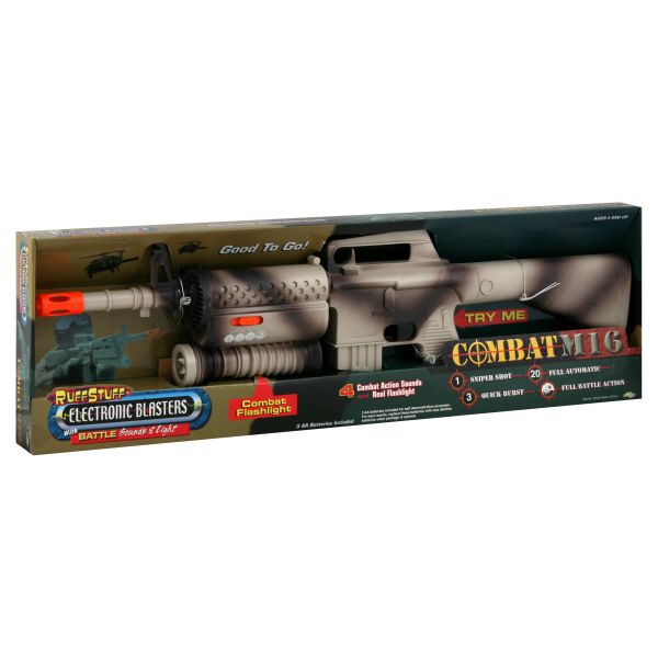 Ruff Stuff Electronic Blasters Combat M16, 1 toy at Kmart.com