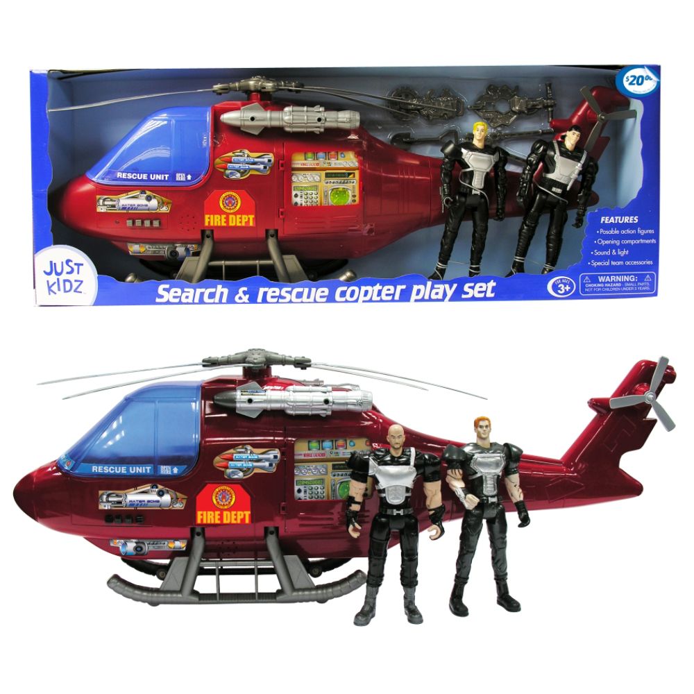 Just Kidz Search Rescue Copter set, Fire Department at Kmart.com