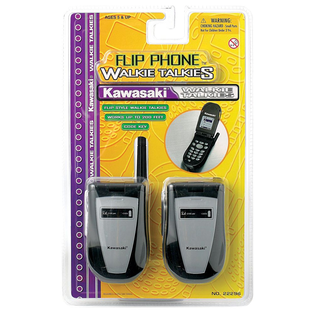 Kawasaki&trade; Flip Phone Walkie Talkies at Kmart.com