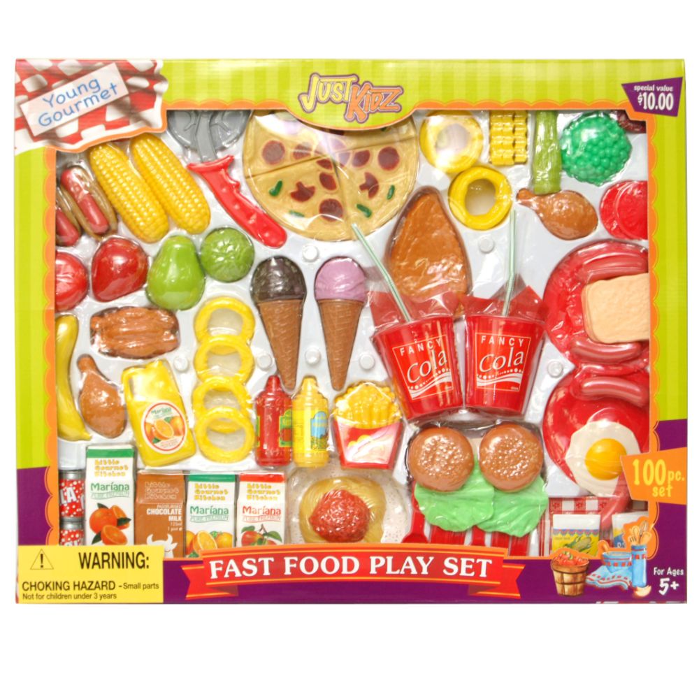 Fast Food Reviews on Kidz 100 Pc Play Food Play Set   Fast Food Reviews   Mysears Community