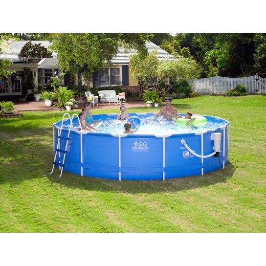 Summer Escapes 15 ft. x 42 inch Metal Frame Pool with Kit