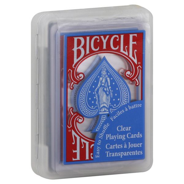 Bicycle Playing Cards, Clear, 1 deck at Kmart.com