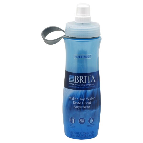 Brita Water Filtration System, Bottle, 24 oz, 1 system