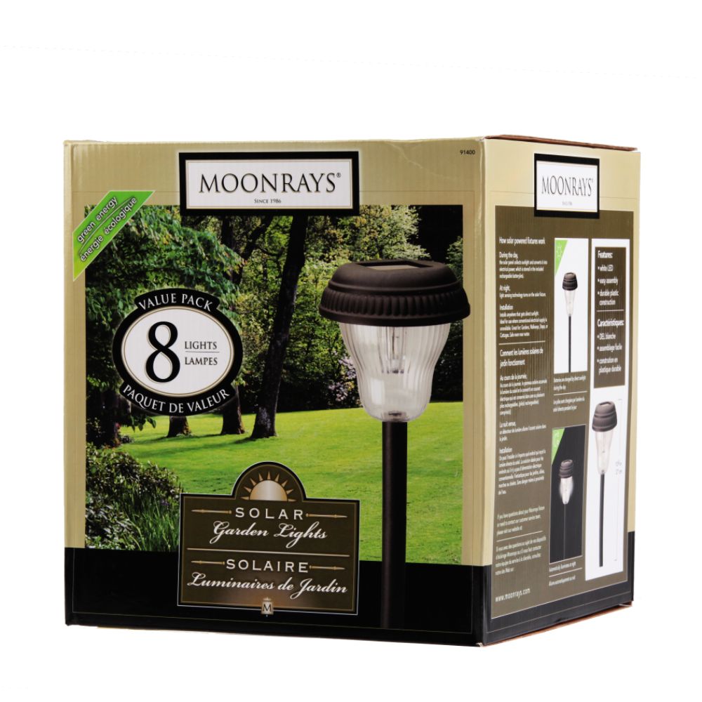 Moonrays Solar Garden Lights - 8 Lights price decreased by 43%
