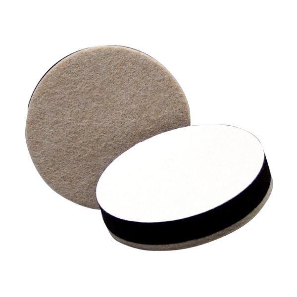 Waxman 4 Pc 3 1 2 In Felt Pads Round Self stick Supersliders 005W427052760001P Waxman 4713495K