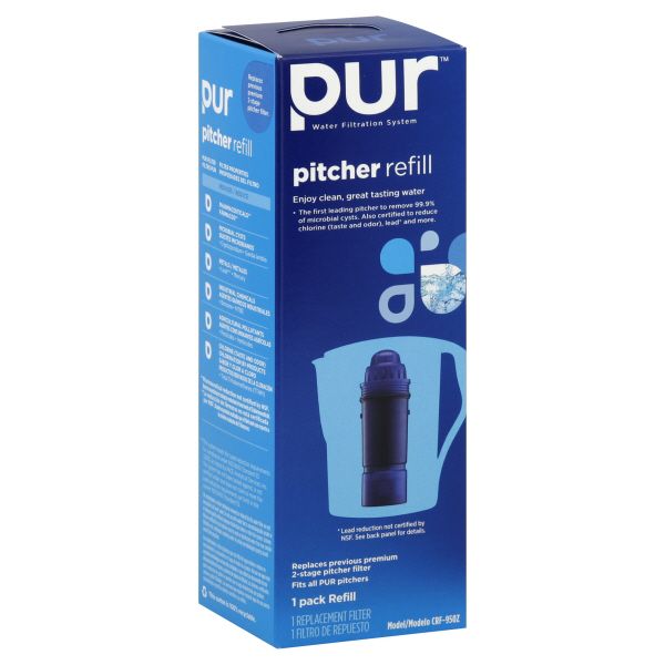 Pur Water Filtration System, Pitcher Refill, 1 filter