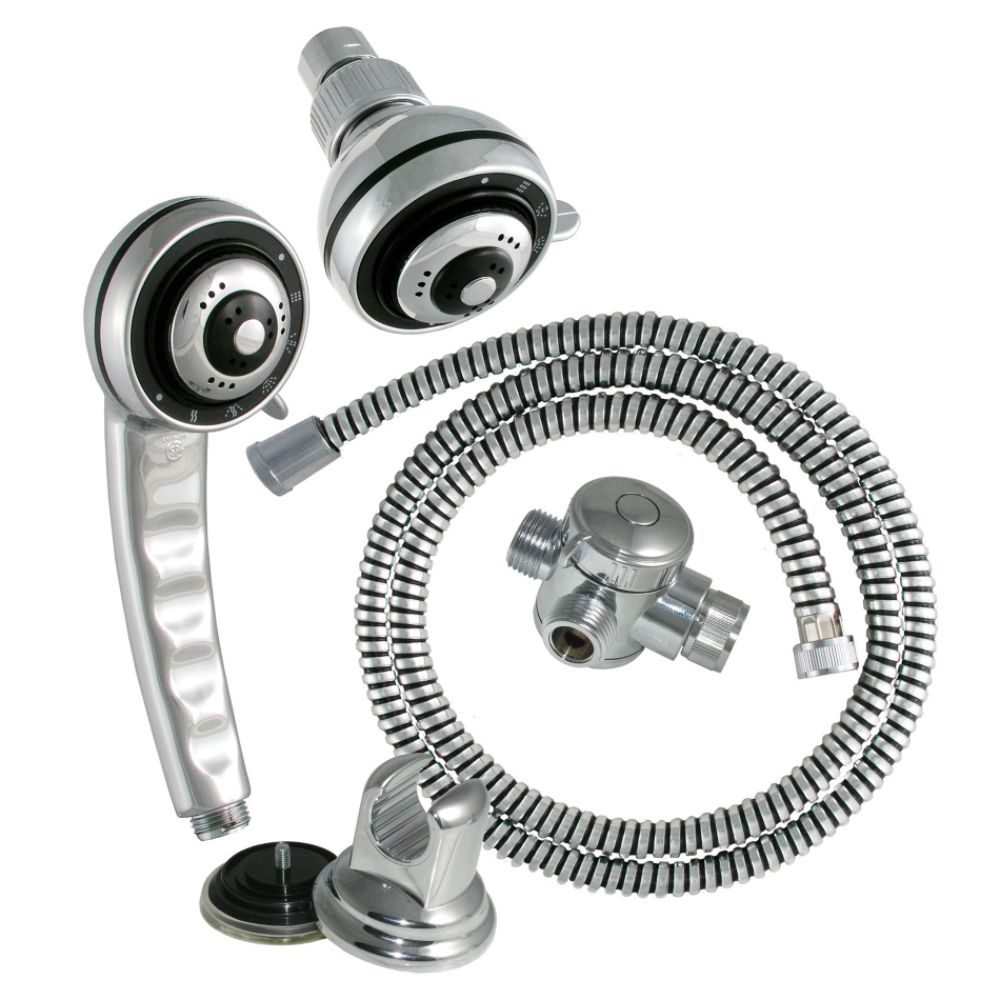 LDR Industries Nature Mist Handheld Shower Unit, Chrome Finish