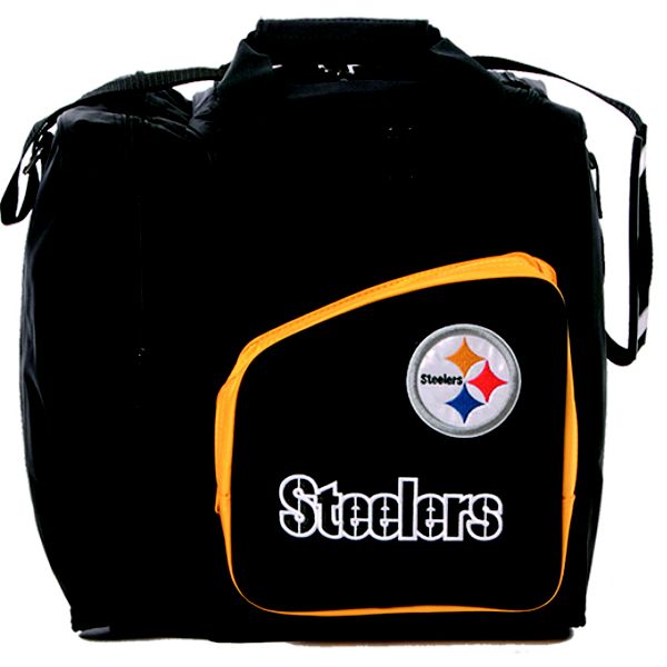 Nfl Nfl Single Ball Bowling Bag Tote - Pittsburgh Steelers