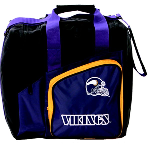 Nfl Nfl Single Ball Bowling Bag Tote - Minnesota Vikings