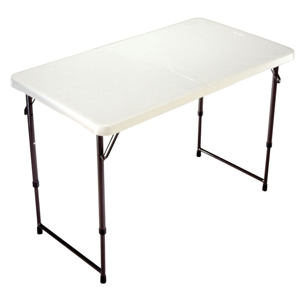 Northwest Territory 42 in. Fold In Half Adjustable Table