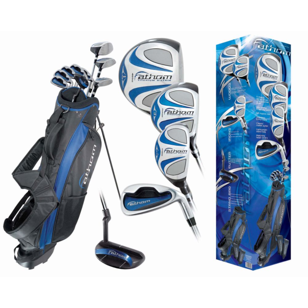 Suitcase Protectors on Fathom Golf Set With Bag And Covers