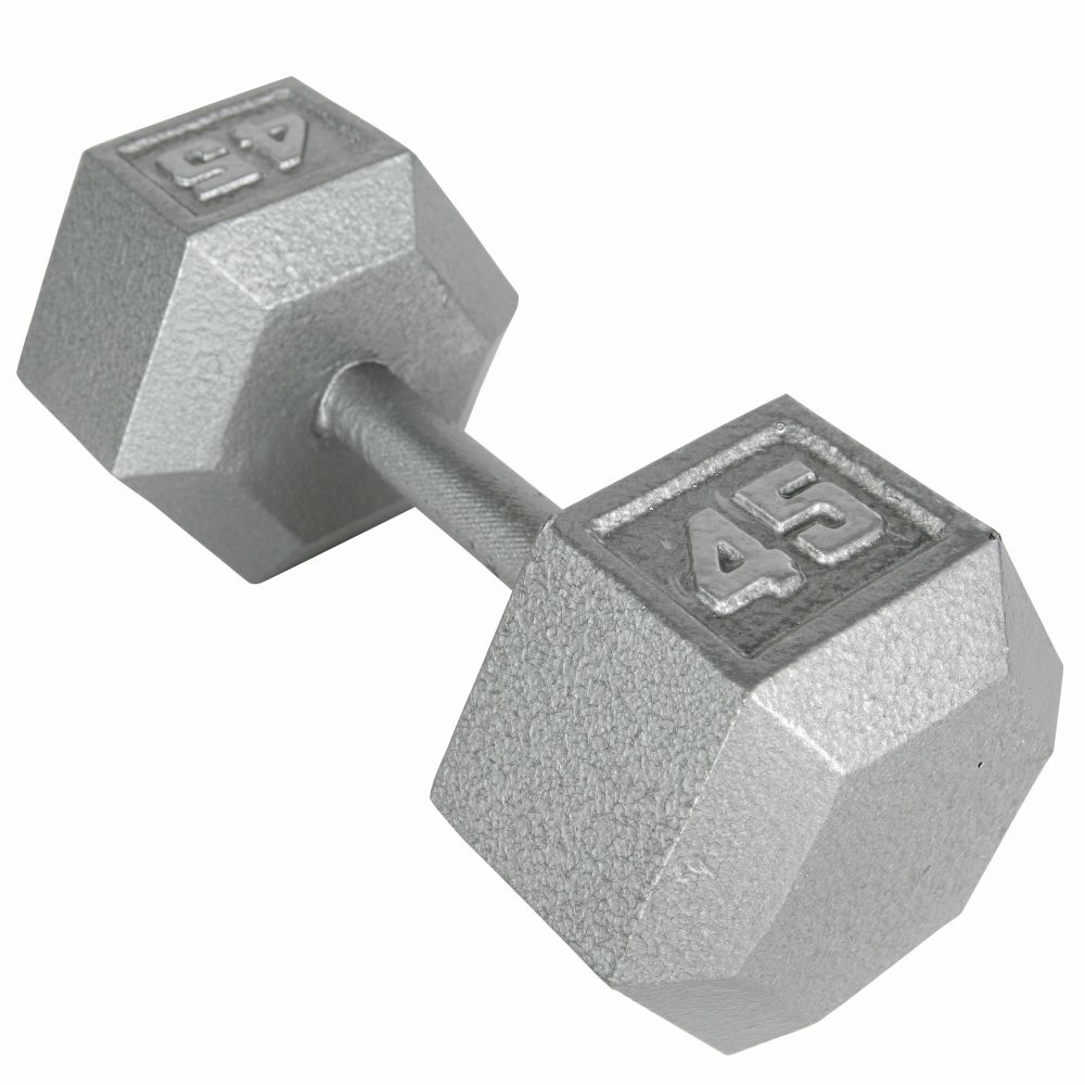 Weider 45 lb. Hex Dumbbell