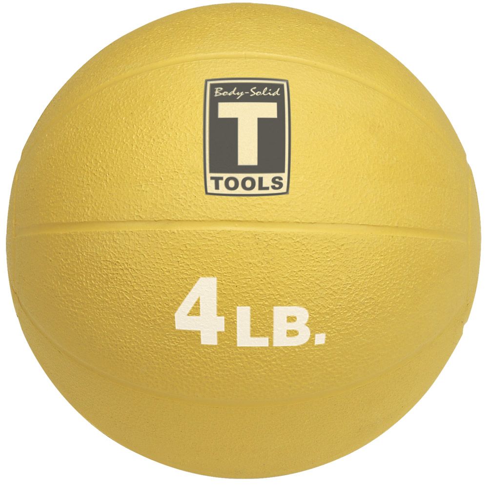 Body Solid BSTMB4 4 lb. Yellow Medicine Ball