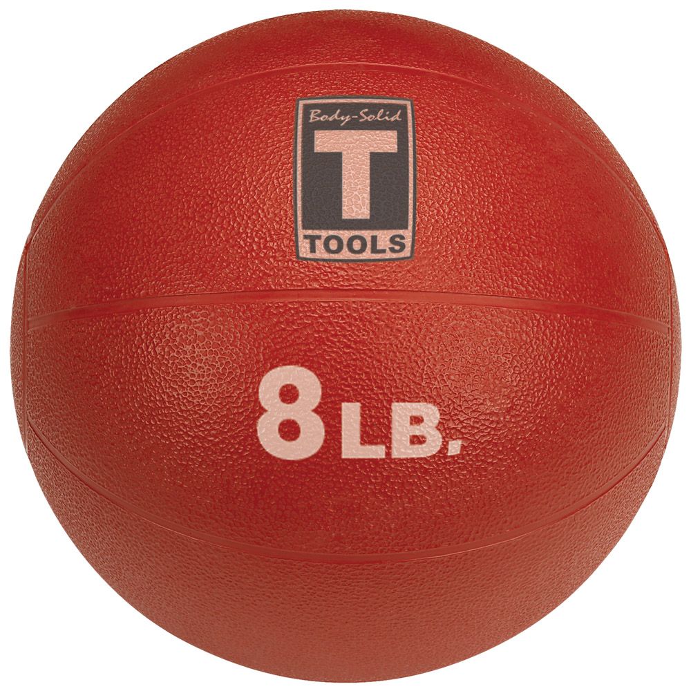 Body Solid BSTMB8 8 lb. Red Medicine Ball