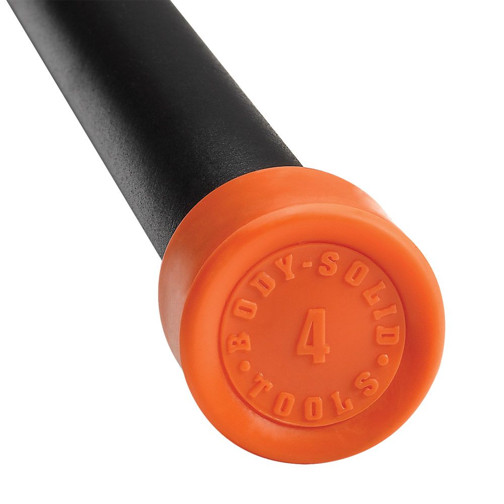 4Lb Orange Padded Weighted Bar
