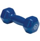 BSTVD5 5 lb. Blue Vinyl Dumbbell