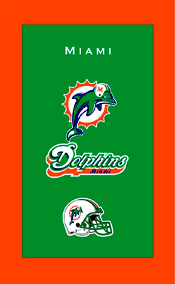 NFL TEAM BOWLING TOWEL - MIAMI DOLPHINS at Kmart.com