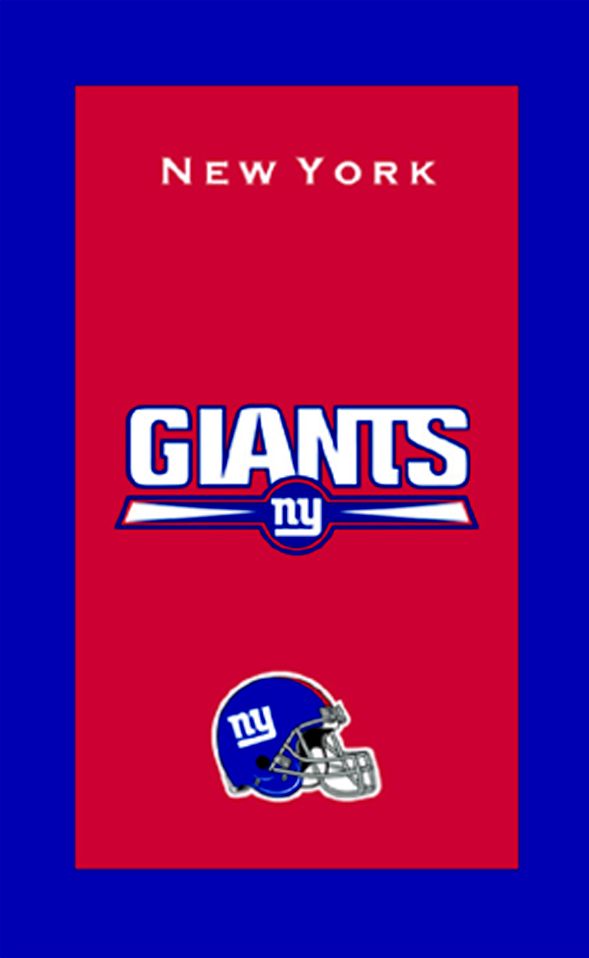 NFL TEAM BOWLING TOWEL - NEW YORK GIANTS