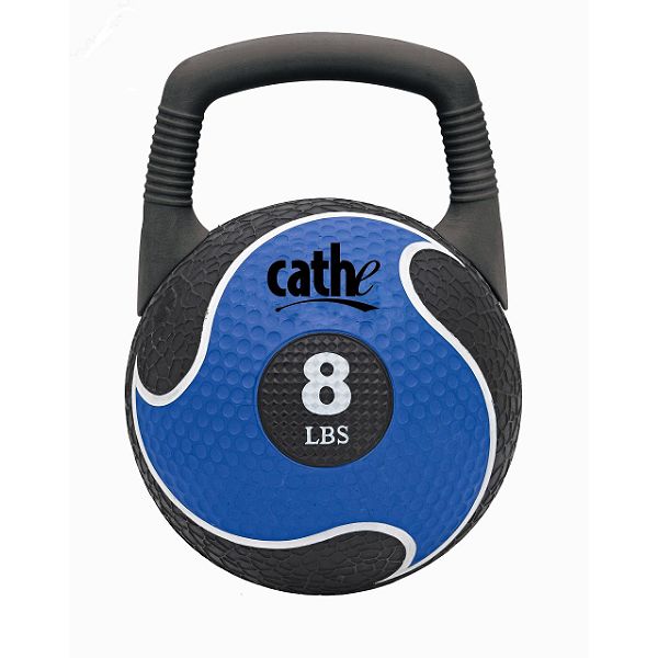Fitness by Cathe 2 IN 1 8 lb. Power Medicine Ball & Kettlebell
