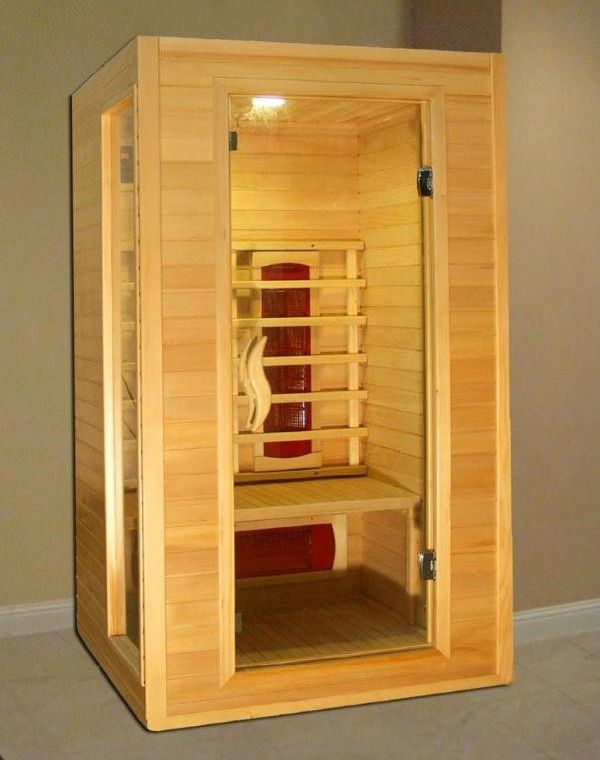 Lifesmart 1-2 Person Sauna w/Ceramic Infrared Heaters