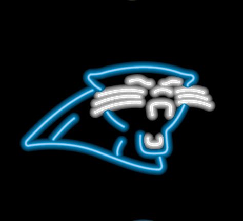 NFL Carolina Panthers Neon Sign