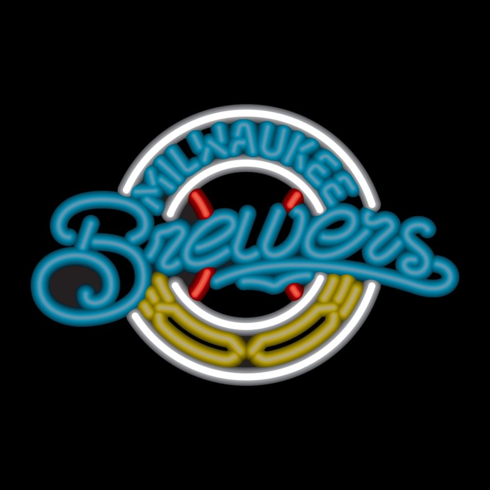 MLB Milwaukee Brewers Neon Sign
